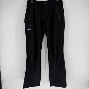 Patagonia Simple Guide Black Pants Softshell Hiking Athletic Women's Small